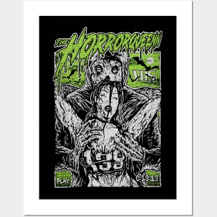 HORRORQUEENN 138 GREEN WHITE Posters and Art